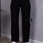PANTALON BAGGY CARGO TAFETA MUJER