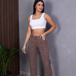 PANTALON BAGGY CARGO TAFETA MUJER