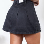FALDA SHORT PLIZADA